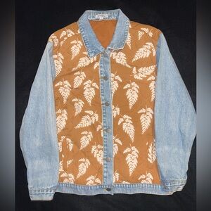 Lightweight Quilt Jean Jacket